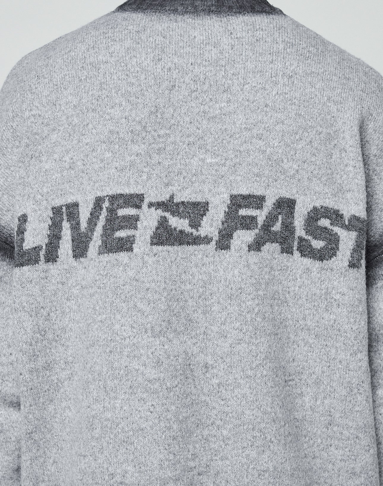 Live Fast Boucle Sweater (Free Sweats)