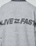 Live Fast Boucle Sweater (Free Sweats)