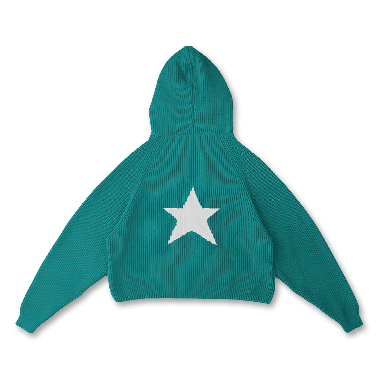 STAR KNIT HOODIE