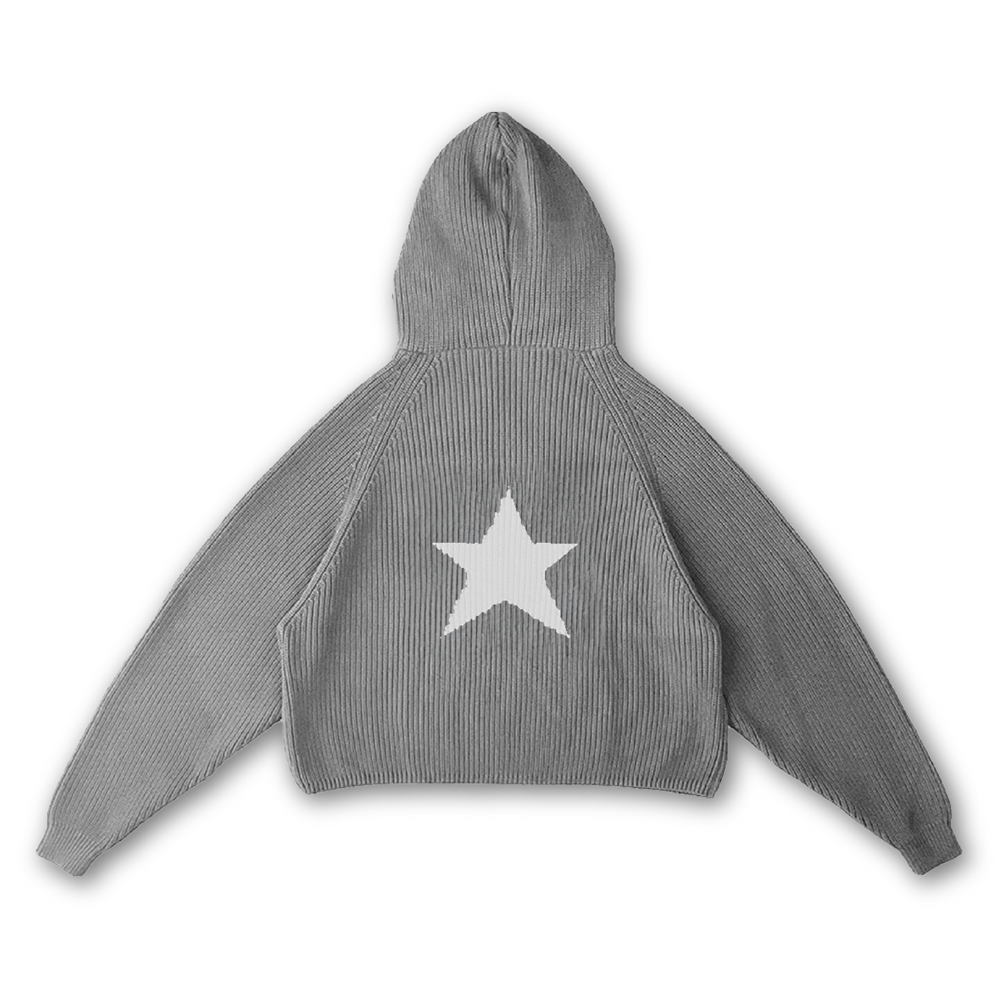 STAR KNIT HOODIE