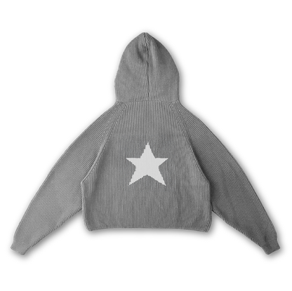 STAR KNIT HOODIE