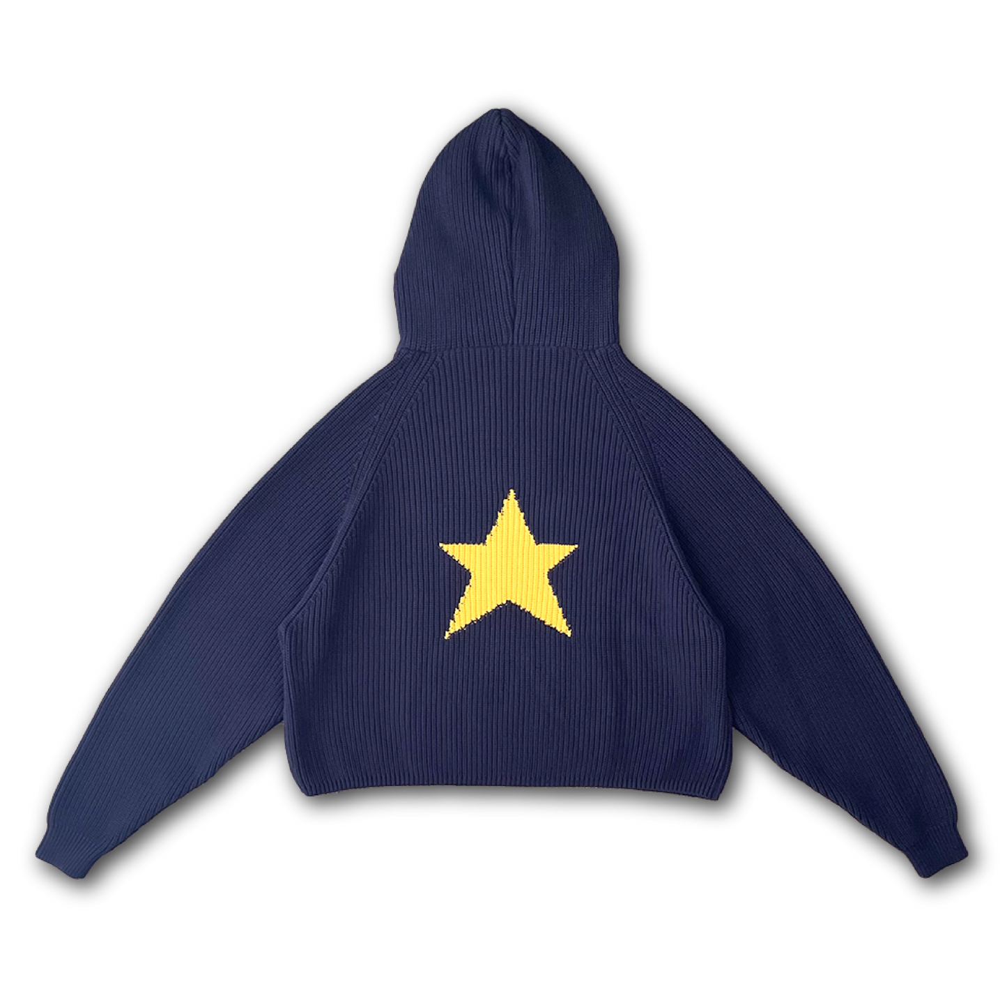 STAR KNIT HOODIE